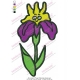 Nice Colored Flower Embroidery Design